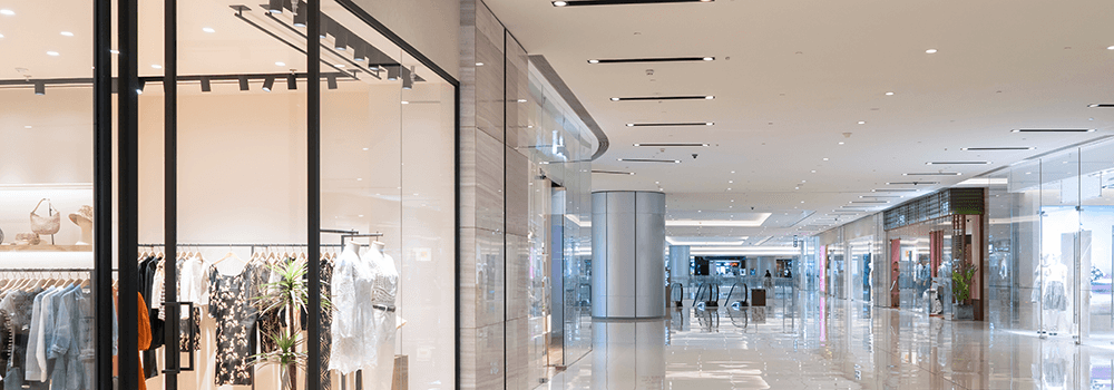 lighting in salesrooms