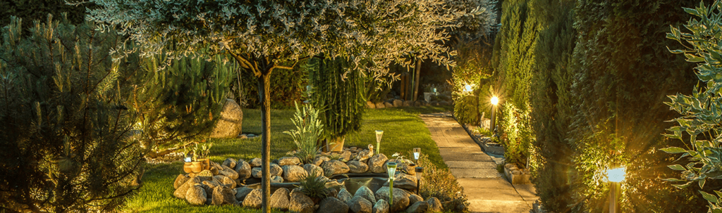 Beleuchtungsplan Garten