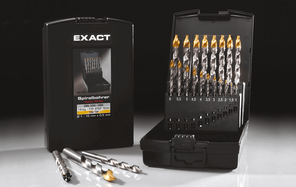 Exact Spiralbohrer-Set