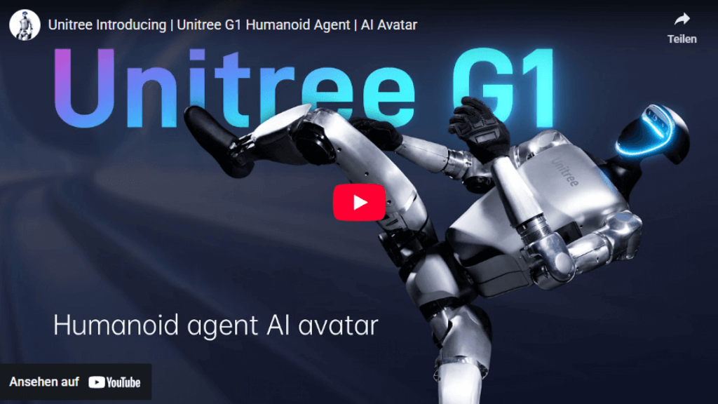 Unitree Introducing | Unitree G1 Humanoid Agent | AI Avatar