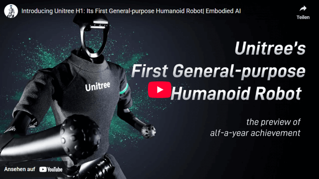 Introducing Unitree H1: Its First General-purpose Humanoid Robot| Embodied AI